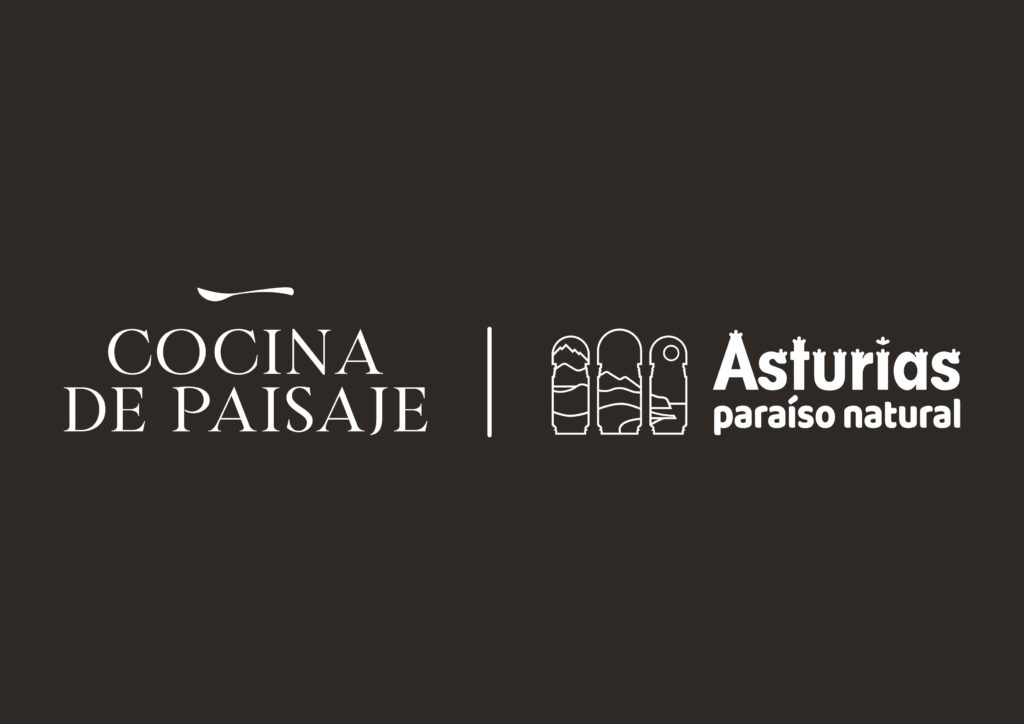 Logo de Cocina de Paisaje y de Asturias Paraíso natural.